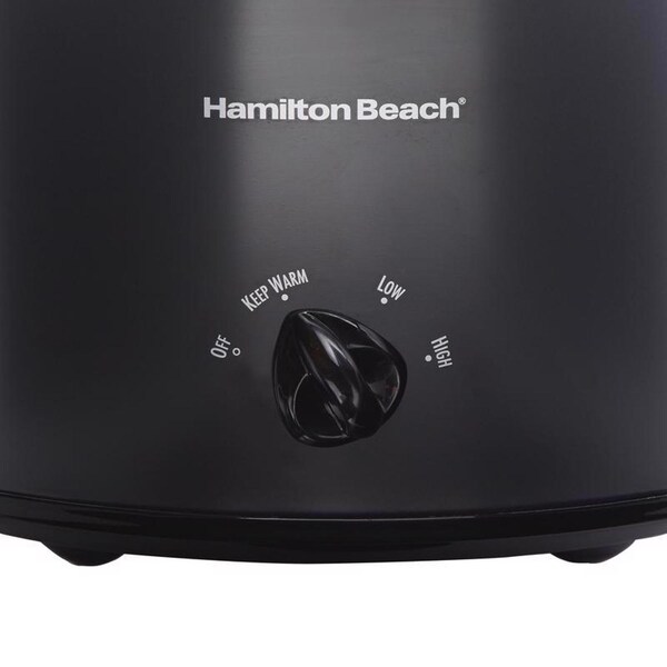 Hamilton Beach Hamilton Beach 3 qt Black Stoneware Slow Cooker - 33231