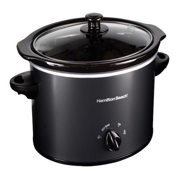 Hamilton Beach Hamilton Beach 3 qt Black Stoneware Slow Cooker - 33231