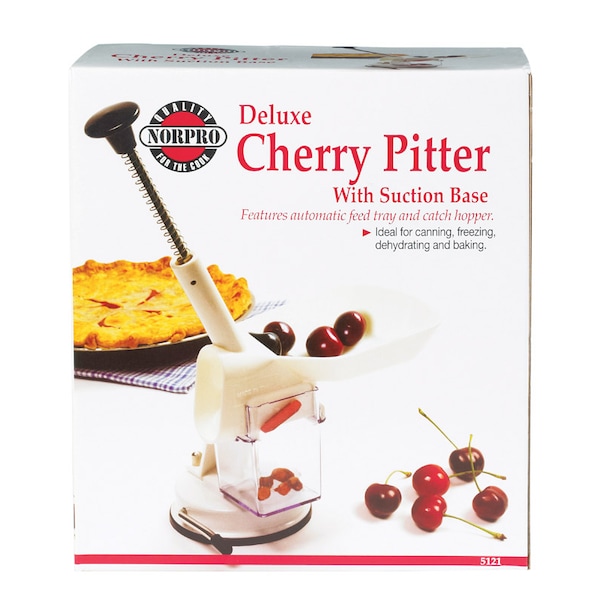 Norpro Norpro Nordic White ABS/Stainless Steel Deluxe Cherry Pitter - 5121