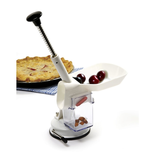 Norpro Norpro Nordic White ABS/Stainless Steel Deluxe Cherry Pitter - 5121