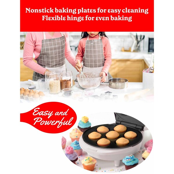 Betty Crocker Mini Cupcake Maker, Pink - BC-2930CRT