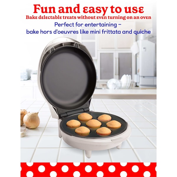 Betty Crocker Mini Cupcake Maker, Pink - BC-2930CRT