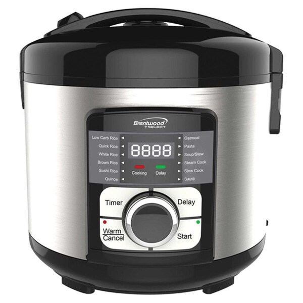 Brentwood Industries 12-Function Multi-Cooker, Stainless Steel - TS-1320S