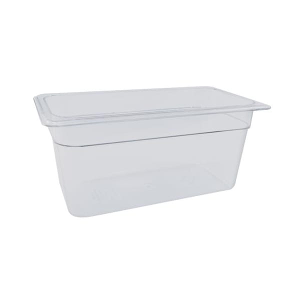 Cambro 1/3 Size 8 in Clear Camwear® Food Pan - 38CW135