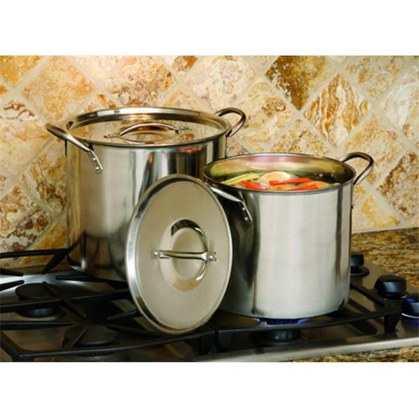 Cook Pro Cookpro 524 Steel Stockpot 8 Quart and 12 Quart - 524