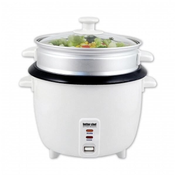 Better Chef Rice Cooker with Food Steamer Attachment - IM-411ST