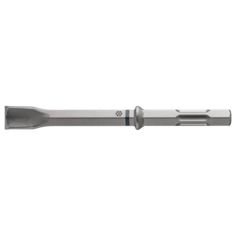 Cincel plano de acero Hilti de 15.7 pulgadas x 1.5 pulgadas con hexagonal 28 - 2254778