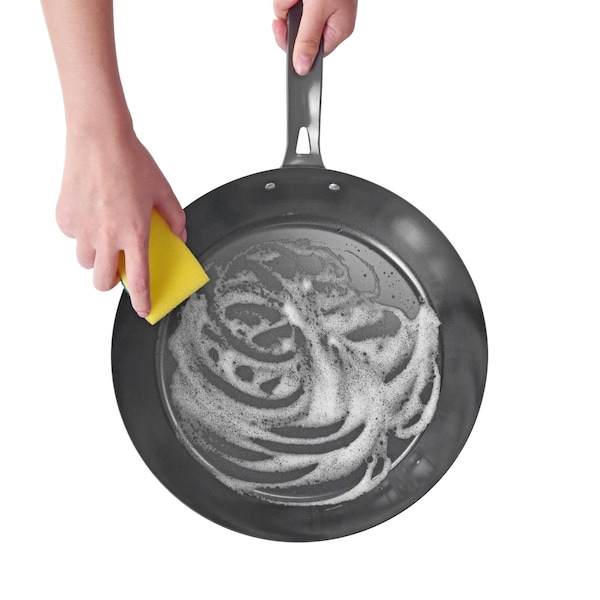 Commercial Chef 12in Carbon Steel Skillet - CHCSS12
