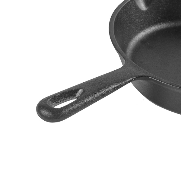 Commercial Chef Pre-Seasoned Cast Iron Skillet, 8-Inch Cast Iron Panst Iron Pan - CHFS800