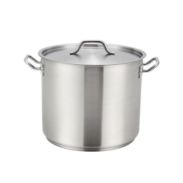 Winco 32 qt Stainless Steel Stock Pot - SST-32