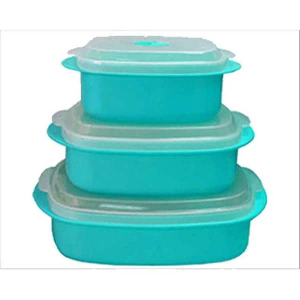 Reston Lloyd Reston Lloyd 20702 Microwave Cookware & Storage Set  Turquoise - 20702