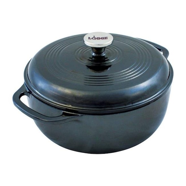 Lodge Lodge 6655757 Cast Iron Dutch Oven; Black - 6655757