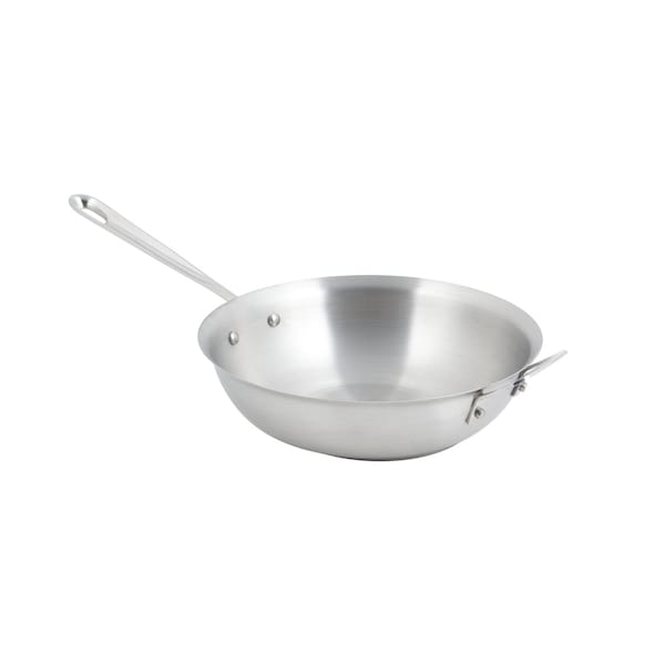 Bon Chef Cucina Stir Fry Pan, Ind Btm, 10 3/8"Dia X 3", 7 3/4" Long Hndl, 2 1/2" Qt - 60005