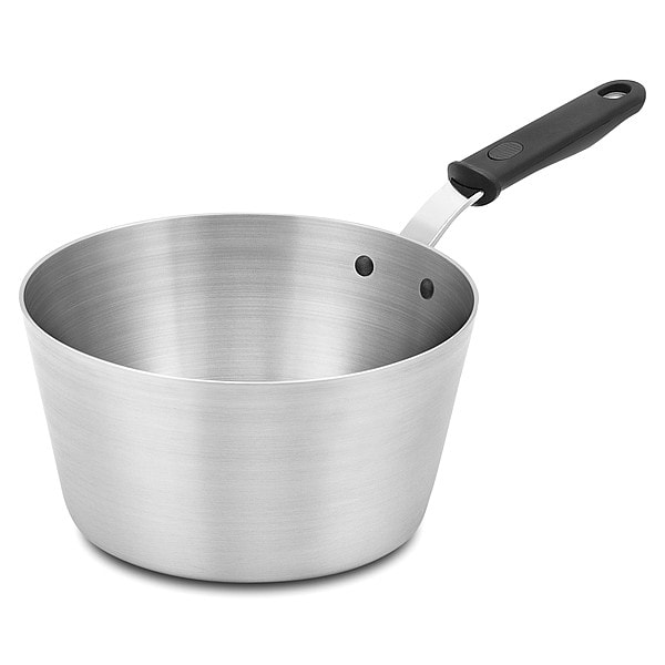 Vollrath Sauce Pan, Tapered, 5.5 qt, Aluminum, PK6 - 682155
