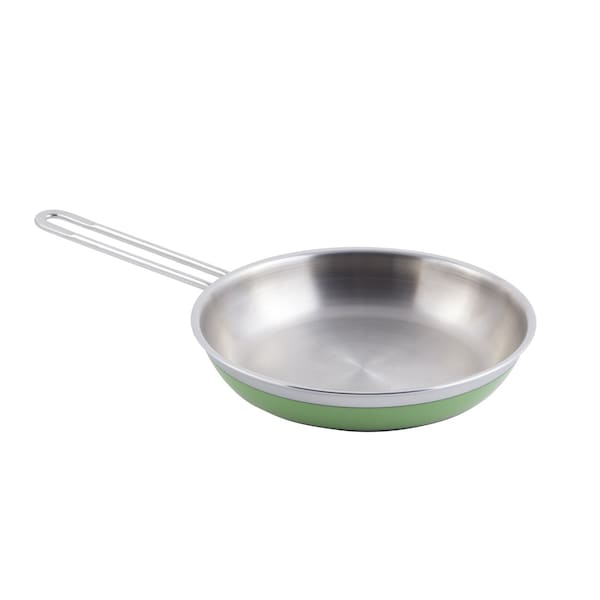 Bon Chef Classic Cntry French Col Saute Pan/Skillet-Long Hndle No Cov  10 1/8"X1 7/8"  1 Qt 20 Oz - 60307LIME