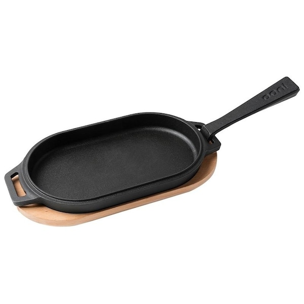 Ooni Sizzler Pan, Cast Iron, BlackBrown - UU-P08C00
