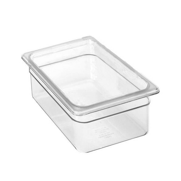 Cambro 1/2 Size 8 in Clear Camwear® Food Pan - 28CW135