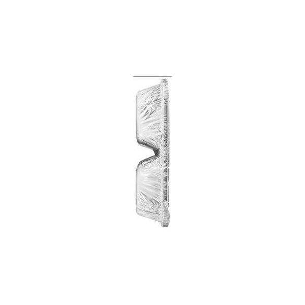 Handi-Foil Handi-Foil 3 Compartment Aluminum Large Oblong Tray With Lid, PK250 - 2345-35-250W