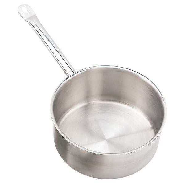 Crestware Stock Pot w/Cover, 5 qt, 10-1/4 In., SS - SSSAU5