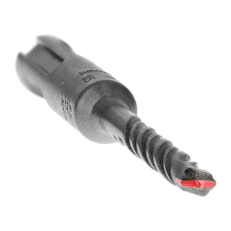 DIABLO 3/16 pulg. x 2 pulg. x 4 pulg. Broca de martillo SDS-Plus de carburo con 2 cortadores - DMAPL2040.