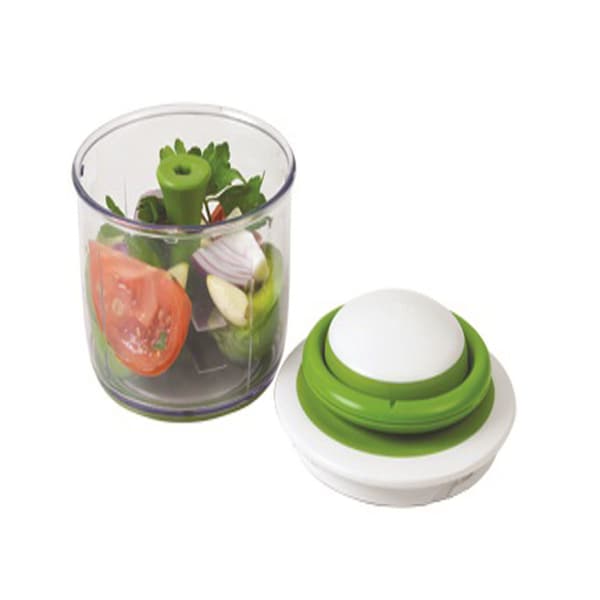 Chef N Chef'n VeggiChop Clear/Green Plastic/Stainless Steel Vegetable Cutter - 102-239-011