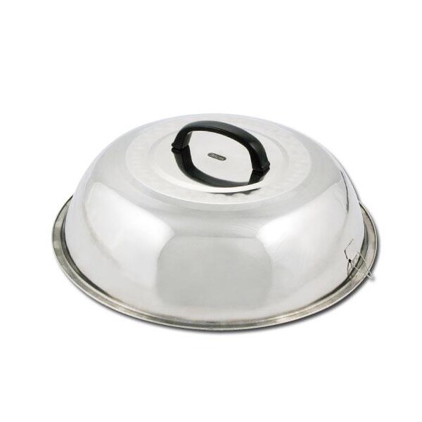 Winco 17 3/4 in Stainless Steel Wok Cover - WKCS-18