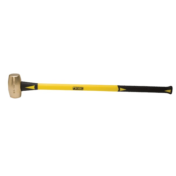 Abc Hammers 8 lb. Brass Hammer with 33" Fiberglass Handle - ABC8BF