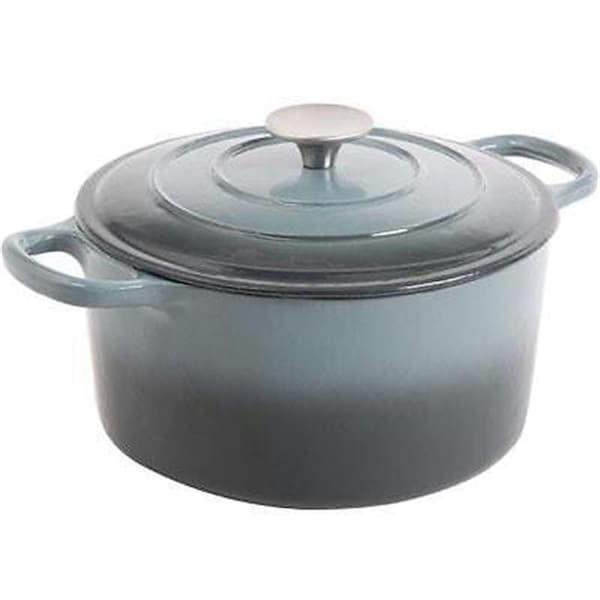 Gibson Gibson 69140.02 5 qt CrockPot Dutch Oven; Grey - 69140.02