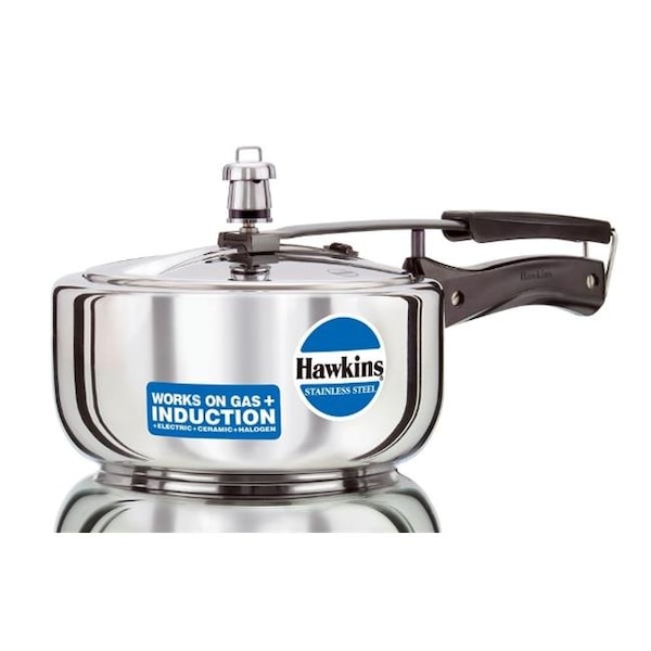 Hawkins Hawkins B60 Stainless Steel Pressure Cooker - 3 Litres - B60