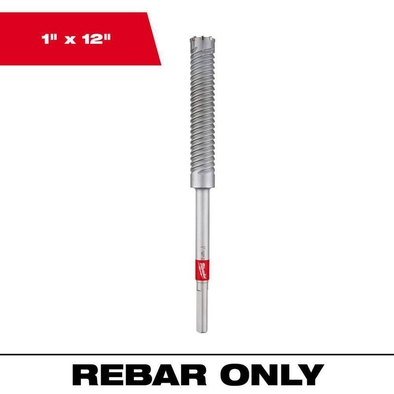 Cortador de varilla recta de 1 pulgada x 12 pulgadas con vástago recto - 48-20-6787