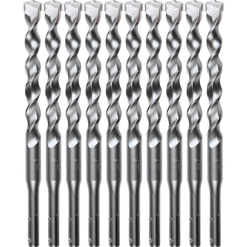 Set de brocas de carburo de 2 cortes SDS-Plus de 5/8 pulg. x 8 pulg. Makita (10 piezas) - B-60953