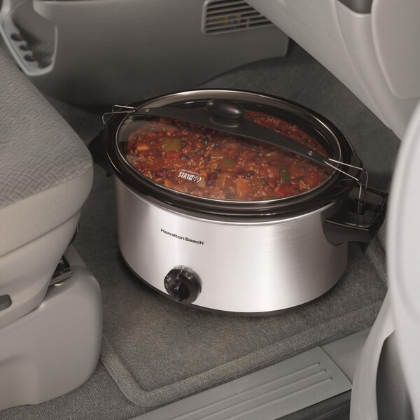 Hamilton Beach Hamilton Beach 6 qt Silver Stainless Steel Slow Cooker - 33262