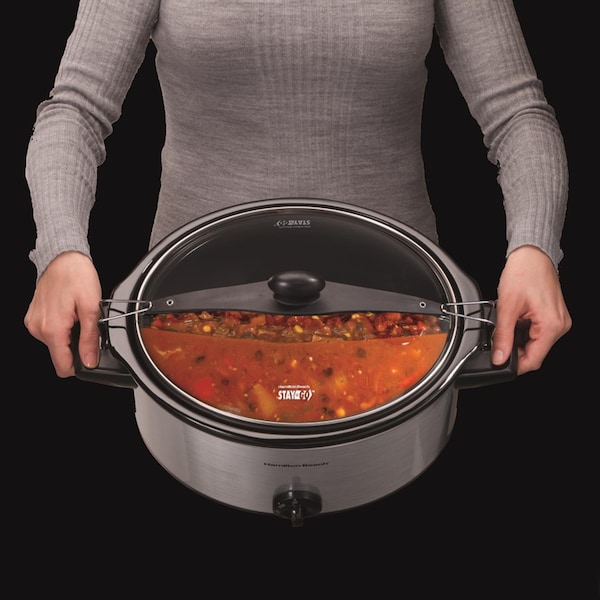 Hamilton Beach Hamilton Beach 6 qt Silver Stainless Steel Slow Cooker - 33262