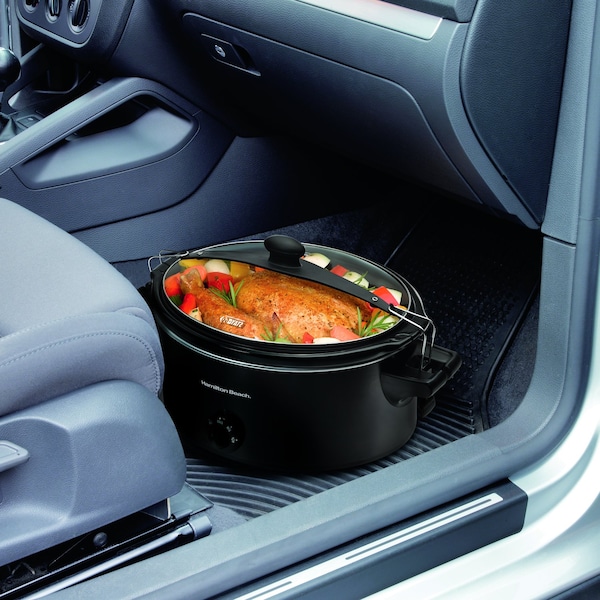 Hamilton Beach Hamilton Beach Stay or Go 6 qt Black Metal Slow Cooker - 33261