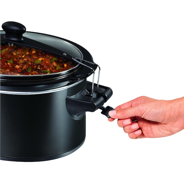 Hamilton Beach Hamilton Beach Stay or Go 6 qt Black Metal Slow Cooker - 33261