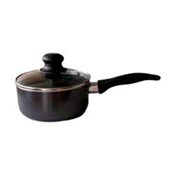 Bene Casa Aluminum Saucepan, Black - 2 qt. - 6234082
