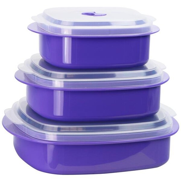 Reston Lloyd Reston Lloyd 20501 Microwave Cookware & Storage Set  Purple - 20501