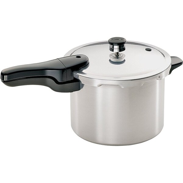 National Presto Presto 01264 Pressure Cooker, 6 qt Capacity, Aluminum - 1264