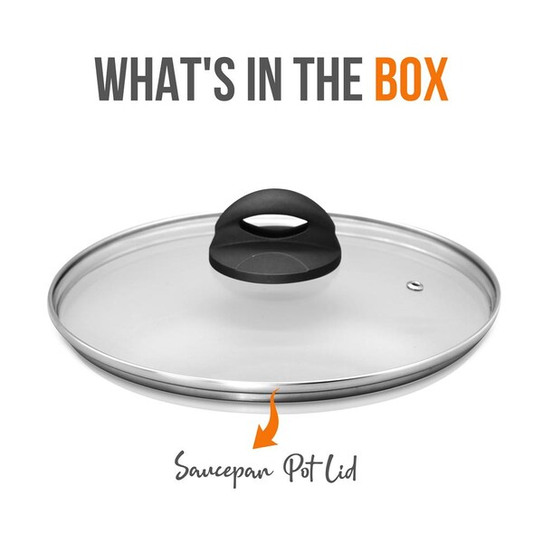 Nutrichef Lid For Nccw12S Saucepan Pot - PRTNCCW12SPLID