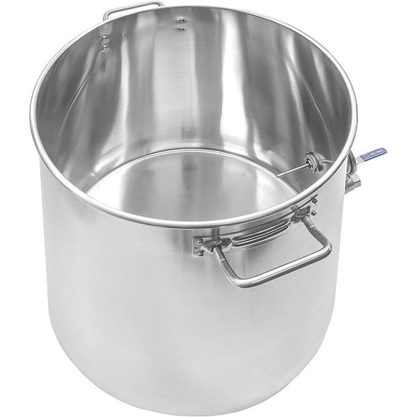 Concord Stainless Steel Home Brew Kettle Set, 120 Quart/ 30 Gal - S5548S-BK