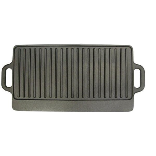 Fastfood Cast Iron 20 in. Reversible Camping Grill Griddle - FA376510