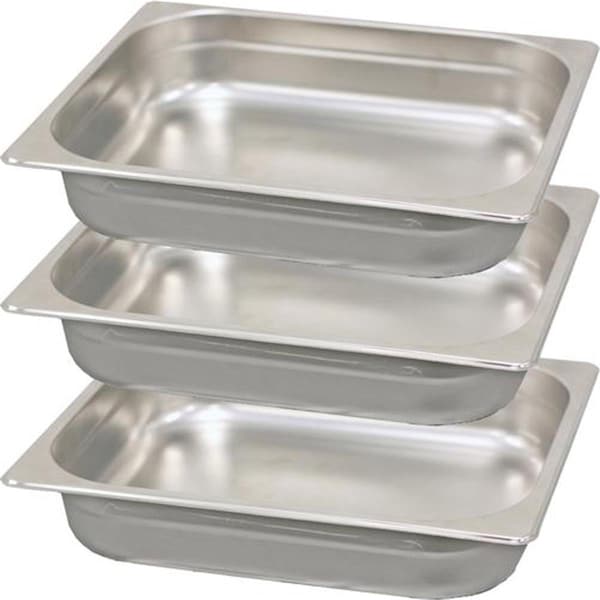 Dieta Stainless Steel Weighing Pans for 3400KL, 3PK - DI2147885