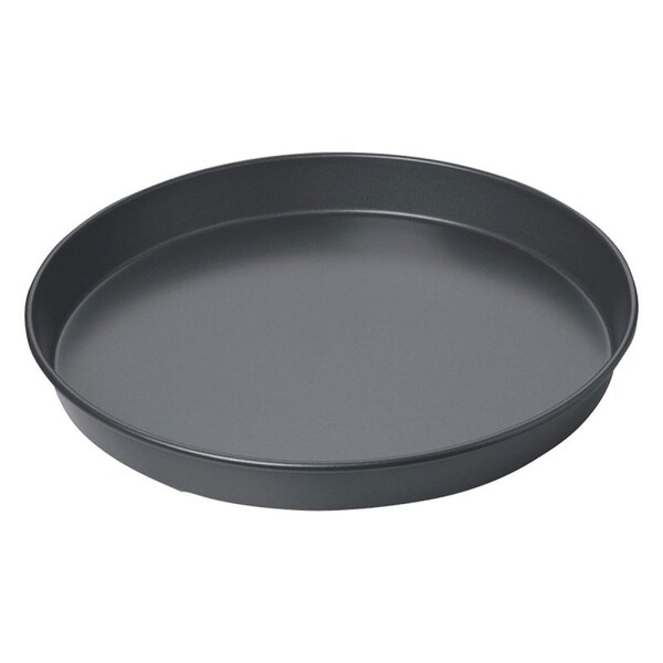 Chicago Metallic Pizza Pan, 14 in Dia, Carbon Steel, Gray - 16124