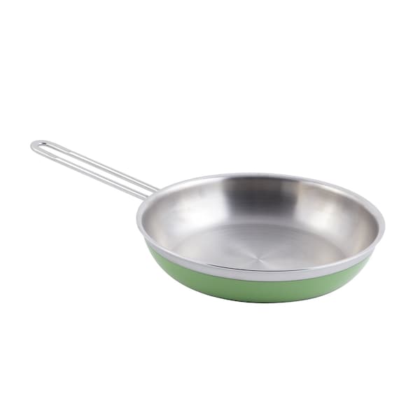 Bon Chef Classic Cntry French Col Saute Pan/Skillet-Long Hndle No Cov  11"X2 1/8"  2 Qt 12 Oz - 60308LIME