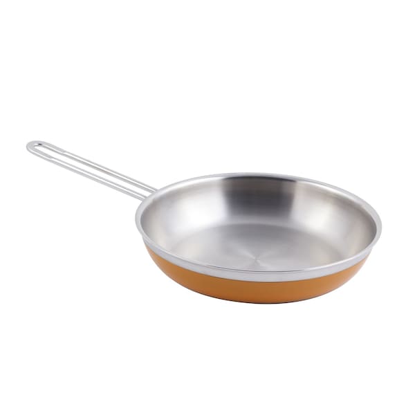 Bon Chef Classic Cntry French Col Saute Pan/Skillet-Long Hndle No Cov  11"X2 1/8"  2 Qt 12 Oz - 60308ORANGE