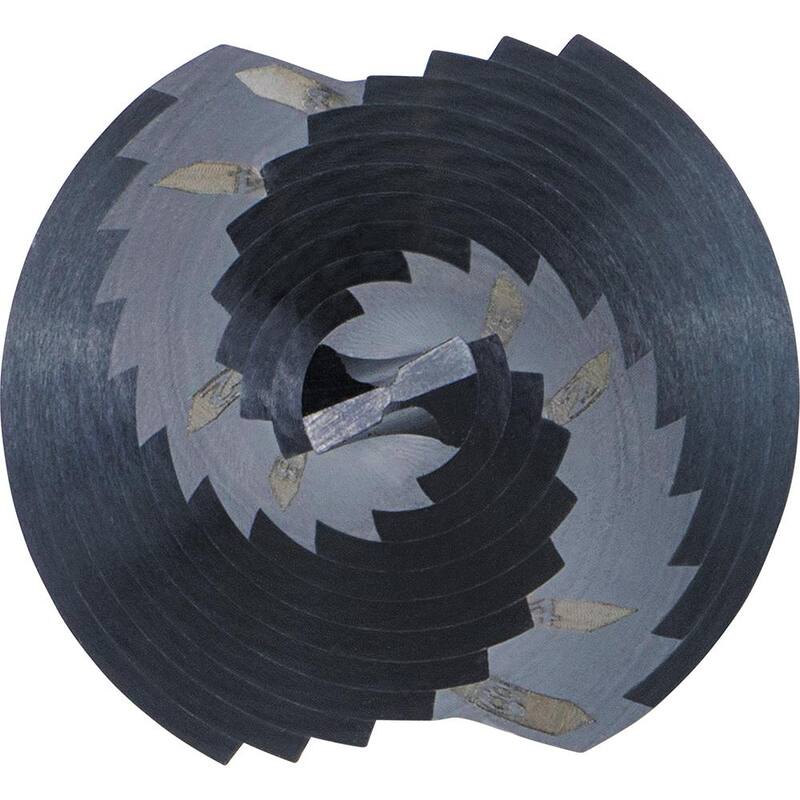 Herramienta Klein Tools #14 Broca escalonada, eje de impacto, doble espiral de 3/16” a 7/8” - QRST14