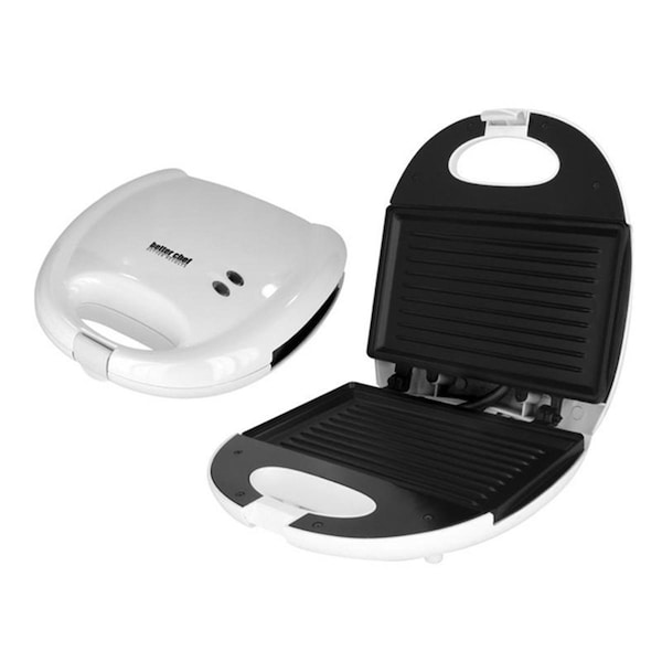 Better Chef Better Chef IM-285W 285W White Panini Contact Grill Sandwich Maker - IM-285W