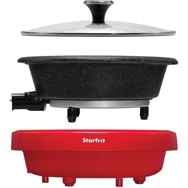 Starfrit THE ROCK by Starfrit Dual-Sided 3.2-Quart Electric Hot Pot - 024425-002-0000