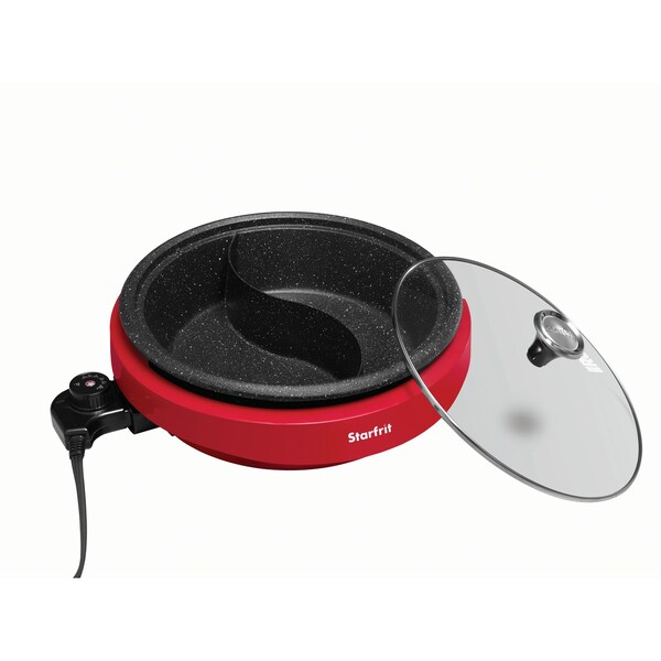 Starfrit THE ROCK by Starfrit Dual-Sided 3.2-Quart Electric Hot Pot - 024425-002-0000
