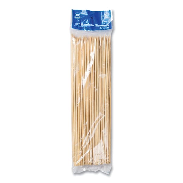 Amercareroyal Bamboo Skewers, 10", PK12000 - R813